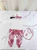 New newborn jumpsuits Symmetric pattern toddler Five piece set Size 0-18 M Jumpsuit Saliva towel Hat Fang Bei Embrace a quilt 24Mar