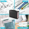 Storage Bags 24 Pockets Expanding File Folder Accordian Organizer Plastic Paper Document Receipt For Business Office