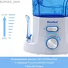 Oral Irigators Oral Irrigator Su Fırçası Diş Temizleyici 10 Basınçlı Elektrik Suyu Braket ve Diş Matematik Çıkarma Y240402