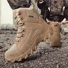 Fitnessschoenen Militaire gevechtslaarzen voor mannen Women Tactical Winter Warm Camping Snow Fashion Army Desert Wandelen Sneakers