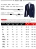Men Blazers Sets 2 Pieces Wedding Elegant Formal 3 Suits Full Business Korean Pants Blue Coats Jackets Luxury 240312