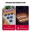 Candle Holders Solar Candles Outdoor Waterproof Flickering Light Warm White Reusable LED Tea Home Decor