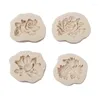 Bakgereedschap pieker lotus rozen siliconen vorm fondant cake tool voor het maken van chocolade handgemaakt-soap