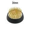 Decorative Flowers Flower Base Holder Floral Arrange Rubber Spiky Frog Fixed Tool Brass Garden Decoration Craft