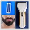 Barbeador elétrico profissional com fio pesado barba barbeador bigode máquina de barbear para homens plug-in ac folha lâmina navalha rosto ferramenta de corte de cabelo 2442