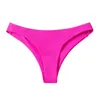 Women's Swimwear Solid Swimsuit Brazilian Pool Monokini Bikini Bottoms High Bandage Push Up Set Female Bathing Suit Split