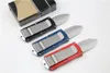 Little flying fish straight out 204P Exocet knife Automatic Bounty Hunter Aluminum Alloy CNC Auto Wallet Knives Mini LuDt Hawk Pocket knifes