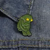 Cartoon Sad Animal Brooch Enamel Pins Funny Lonely Frog Brooches Backpack Badges Lapel Pin Animals Jewelry Gift for Kids Friends