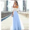 Urban Sexy Dresses Womens Autumn Spring Dress Lace Chiffon Casual Patch Work Sleeveless Long Dress Womens Clothing JQMY2026 Y240402