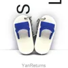 Taiwan blue and white slipper keychain slip of tawah shoes nostalgic gift keychain