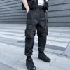 Männer Hosen HKSH Frühling Funktionelle Dunkle Cargo Safari Stil Mode Lose Leggings Dreidimensionale Taschen Chic Overalls HK0707
