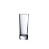Vinglasglas i grossisttjockbotten glas rakt KTV Vanligt använda mini cup utländsk en munfull cocktail