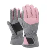 Guantes Guantes de esquí para hombres y mujeres impermeables al algodón de algodón de algodón de algodón snowboard Guantes de motocicleta deportes al aire libre