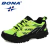 Обувь для фитнеса BONA Дизайнерские кроссовки Походы Мужчины Открытый Треккинг Мужчина Туризм Кемпинг Спорт Охота Модные
