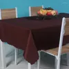 Table Cloth 40001 Household Waterproof And Oil Proof Grid Tablecloth Wash Free PVC Rectangular Dining Mat Square Coffee