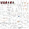 Sets 2024 Original Fine Jewelry Sets High Quality Austrian Crystal Fashion Classic Necklaces Earrings Bracelet With Logo For Women