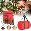 Borse portaoggetti Borsa luminosa natalizia Lampadina in stoffa rotonda Set organizer per le vacanze per regalo Navidad