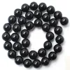 Bracelets Natural Stone Black Agates Hematite Lava Obsidian Beads Round Loose Bead for Jewelry Making Diy Bracelet Accessory 4/6/8/10/12mm