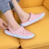 Neueste Modeschuppen rutschen Schuhe Gummi Sandalen Frauen Skateboard weicher Boden Leichtes Großhandel sportlich atmungsaktive Größe 36-44