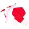 Appareils pour chiens Le jeu de Noël Pet Pet Supplies Thermal Kit Headgear Cotton Coton Chapef pour les accessoires de chiot