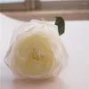 Decorative Flowers Cafe Simulation Rose Real Touch Cloth Artificial Austin Juliet Roses Fake White Flower Auditorium Decoration