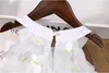 3D Butterfly Hanging Dress for Children and Girls 2023 Summer Fashion Baby Girl Fashion White Princess Sleeveless Dress 240402