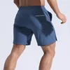 Mäns shorts justerbar midja snabbtorkande elastisk sport för män bred ben basket som kör streetwear fitness