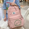 Backpack Women Nylon School Bag Lady Kawaii College Fashion Famel Laptop Student Trendy Girl Cute Travel Book