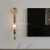 Wall Lamps Light Luxury Modern Villa Lamp For Living Room Porch Bedroom Decoration Bedside Indoor Copper Stair