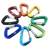 Aksesuarlar 4pcs/set carabiner 12kn ağır hizmet tipi karabiner klipler Hammocks kamp yürüyüşü sırt çantası