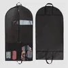 Storage Boxes Clothing Dust Cover Travel Garment Bags With Pockets Heavy-duty Dust-proof Suit Bag For Non-woven Trips