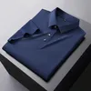 Mannen Poloshirt Korte Mouw Zomer Koel Dunne Oversized 5XL 6XL 7XL 8XL Plus Size T Ademend Losse Mode Mannelijke zacht 240321