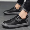 Casual Shoes Leather Mens Outdoor Business Formal Cow Soft Men Sneakers Designer Skateboard