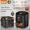 Air Fryers Large capacity air fryer 6L - smokeless multifunctional home visual electric fryer Y240402