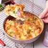 Baking Tools 6/8/10 Inch Round Nonstick Pizza Pan Carbon Steel Cake Mould Thicken Heat-resistant Dish Tray Kitchen Utensils