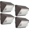 Enhance Your Outdoor Space with 4 Pack LED Wall Pack Lights - 60W, 7800lm, 5000K Daylight, Waterproof, Dusk-to-Dawn Photocell, ETL Listed for Safety