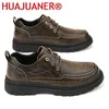 Casual Shoes Flat /5cm höjd Öka män mjuk komfort hiss läder utomhus promenadlägenheter zapatillas hombre