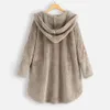 New Designer Sweaters Sell Well Large Womens Winter Hooded Double-sided Cashmere Sweater Fashion Medium and Long Coat