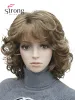 Wigs StrongBeauty Short Tousled Curls Brown,Auburn,Blonde Full Synthetic Wigs COLOUR CHOICES