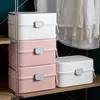 Wardrobe Underwear Storage Box Set Plastic Home Bra Box Lid Travel Underwear Socks Storage Artifact