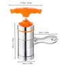 Handheld Noodle Maker Machine Stainless Steel Manual Press And Pasta For Kitchen Tool With 7 Blade Knife Cutter 240325