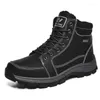 Sapatos de fitness Size39-48 outono inverno esporte ao ar livre caminhadas desgaste resistente trekking tornozelo botas tênis tático para o homem calçado caça