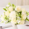 Decorative Flowers 1 Bouquet Vintage Silk Peony Hydrangea Home Decoration Accessories Wedding Party Scrapbook Fake Plant Diy Pomps Artif