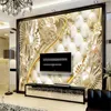 Bakgrundsbilder Flower Designer Bakgrund Luxury Jewelry 3D Diamond TV Bakgrund Vägg Mural