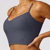 Yoga Outfit Women No Steel Ring Gather Sports Underwear Breathable Ribbed Workout Top Open Back Sport Bra Inner And Outer Wear Vest