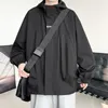 Herrenjacken Reißverschlussjacke Männer High Street Patchwork Einfarbige winddichte Mäntel Frauen Frühling Herbst Dünne Mode College S-XXXL