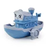 Sand Play Water Fun Baby Bath Toys Cute Cartoon Ship Boat Clockwork Toy Wind Up Toy Kids Water Toys Swimming Beach Game for Children Gifts Boys Toys 240402