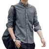 Spring/summer Thin Plaid Long Sleeved Shirt for Mens Loose Instagram Trendy Korean Construction Site Work