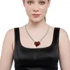 Pendant Necklaces Fashionable Heart Necklace With Adjustable Chain Length For Women Girls