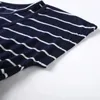 Womens Maternity Summer Short Sleeve Striped Print Dress For Breastfeeding With Belt Dress for Women Pography 240321